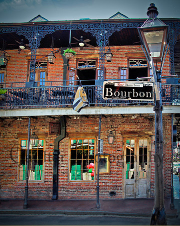 Bourbon Street Balcony