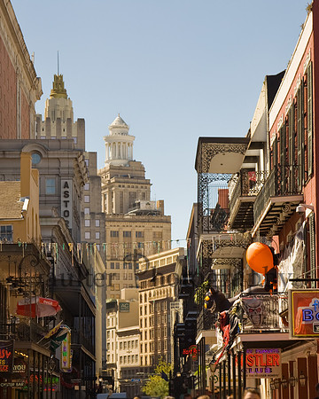 Beads on Bourbon Street