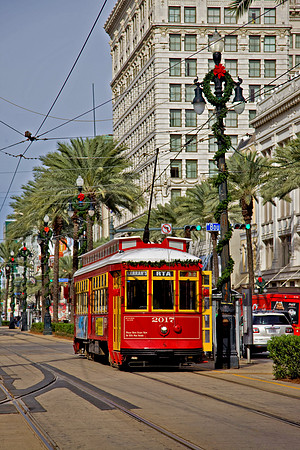 Street car on Canal Street