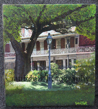 St. Louis Cathedral Light post